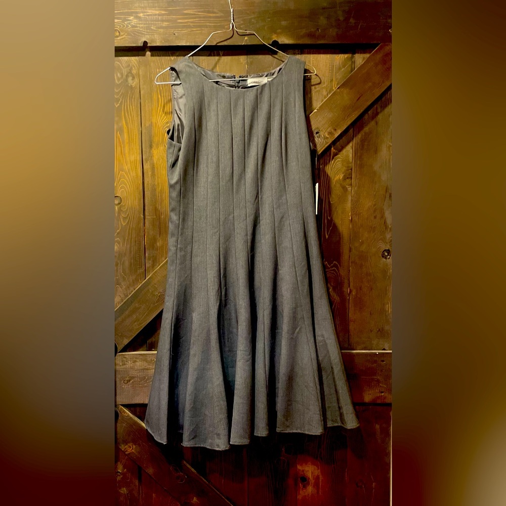 NWT Calvin Klein pleated dress